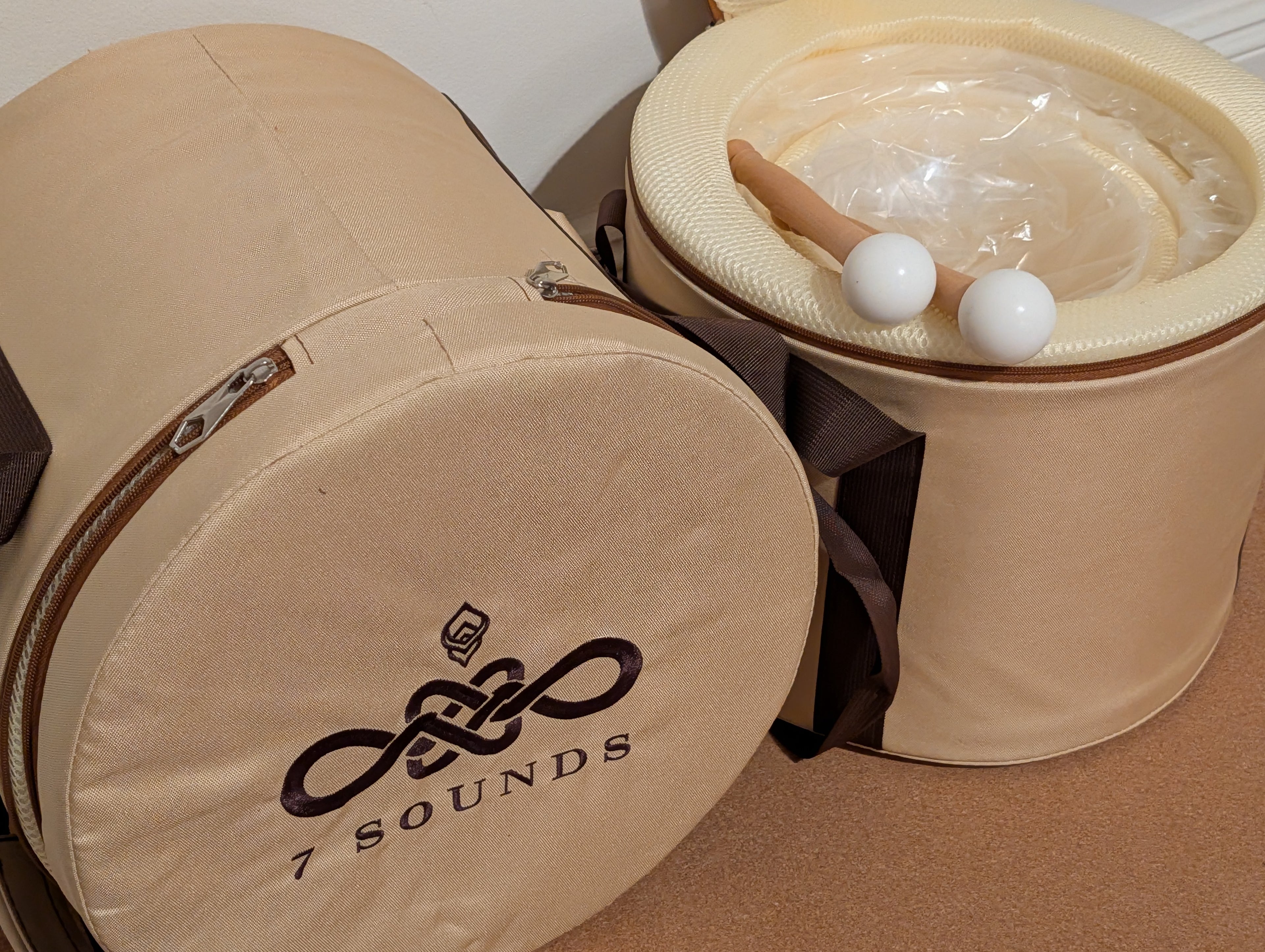 Saptadhara Kristallklangschalen Set