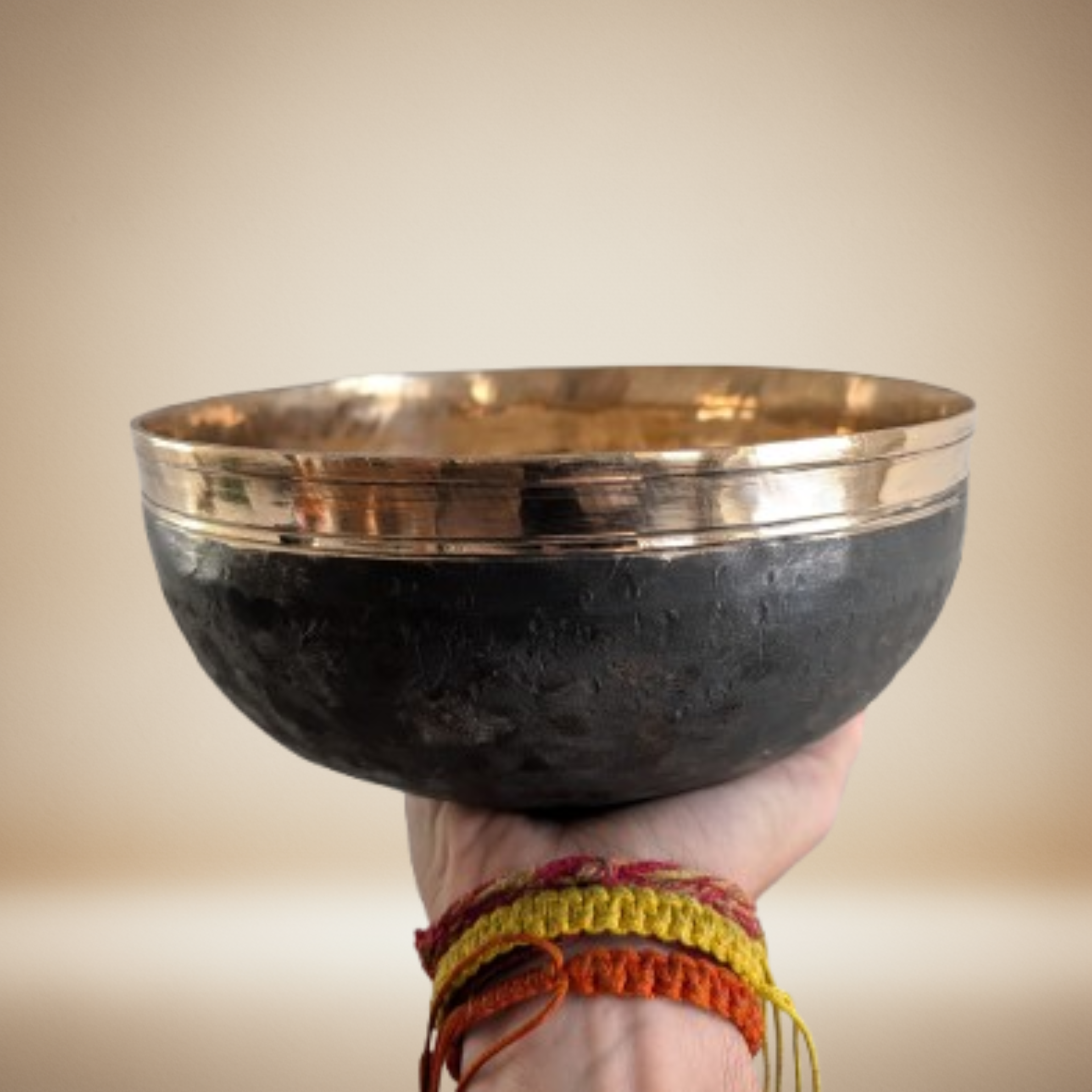 Dhara Noir Premium Klangschale · 22 cm · ca. 1150 g